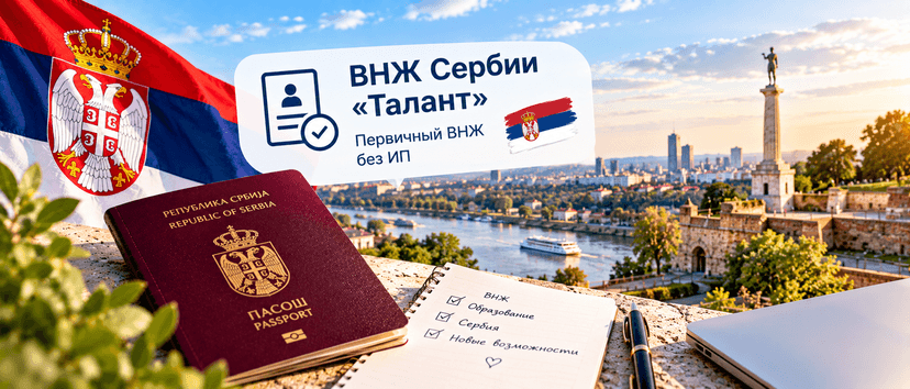 ВНЖ Сербии по программе «Талант»: как получить ВНЖ без открытия ИП