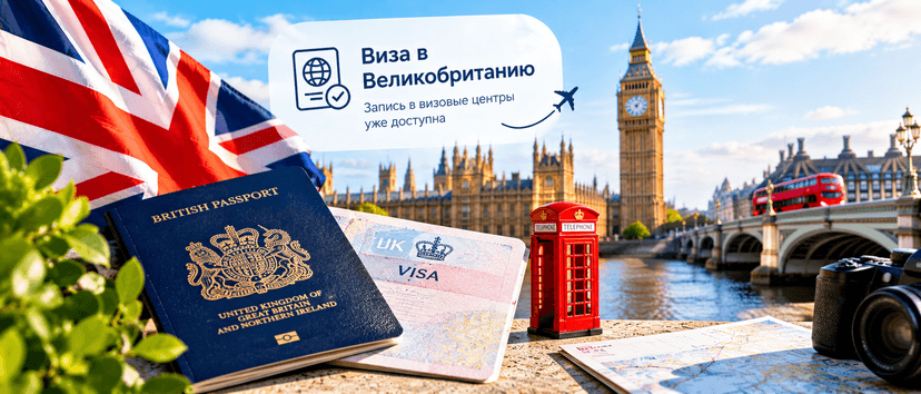 Виза в Великобританию: запись в визовые центры России уже доступна