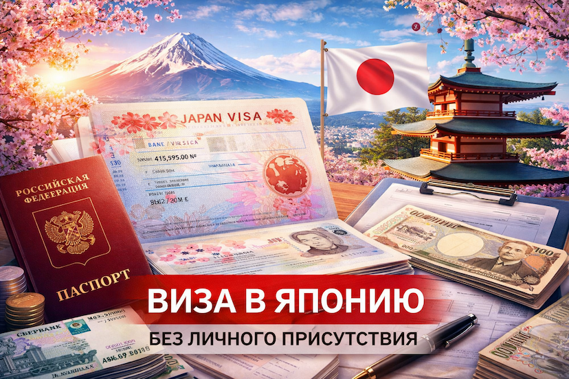 Виза в Японию без личного присутствия: как оформить в 2026 году